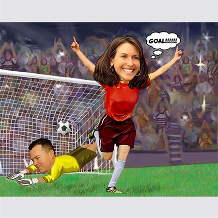 Best Soccer Player Caricature from Photos - myDaVinci